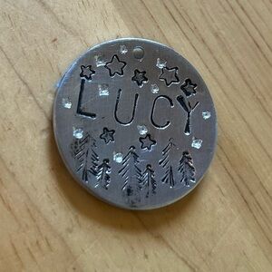 Handmade Dog Name Tag